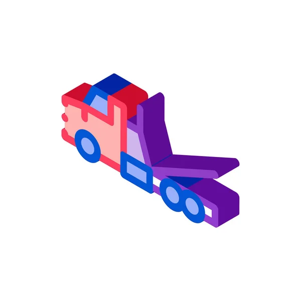 Tow Trick Service Icon Vector 약자이다 Tow Trick Service Sign — 스톡 벡터