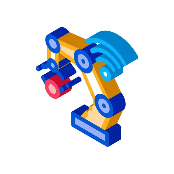 Vector Iconos Robot Inteligente Señal Isométrica Robot Inteligente Ilustración Símbolo — Vector de stock