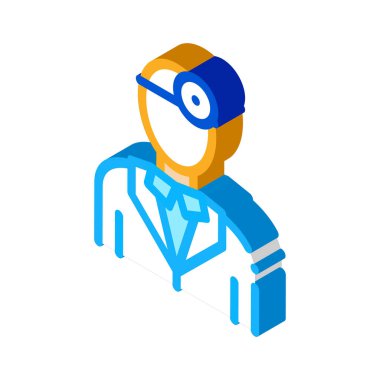 Lore Simge Vektörü. Isometric Lore işareti. renk izole edilmiş sembol çizimi