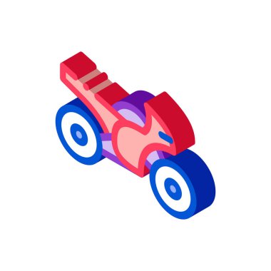 Motosiklet Simgesi Vektörü. Isome Motorsiklet tabelası. renk izole edilmiş sembol çizimi