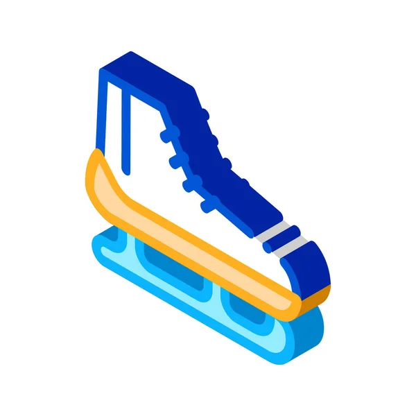 Skates Icon Vector Isometrische Skates Zeichen Farbe Isoliert Symbol Illustration — Stockvektor