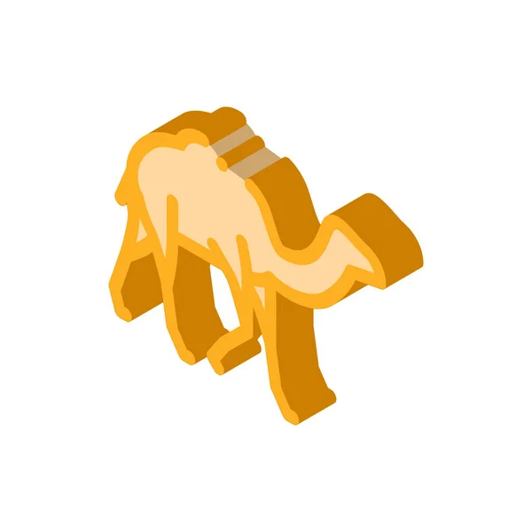 Camel Icon Vector Ισομετρική Ένδειξη Καμήλας Χρώμα Απομονωμένη Εικόνα Συμβόλων — Διανυσματικό Αρχείο