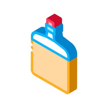 Şişe Simgesi Vektörü 'nü iç. Isome içki şişesi tabelası. renk izole edilmiş sembol çizimi