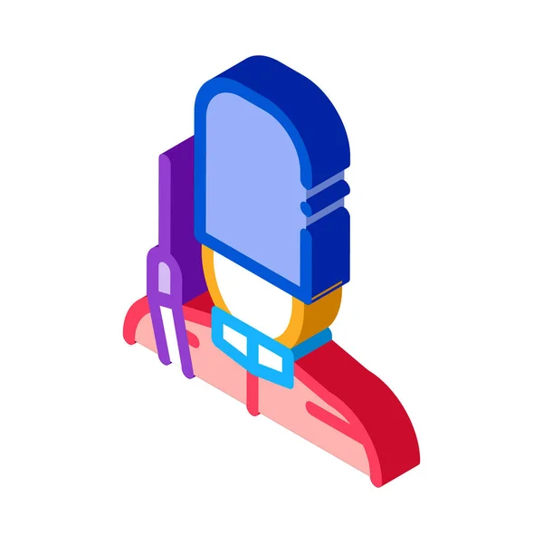 Royal guard isometric icon vector illustration — Stock Vector