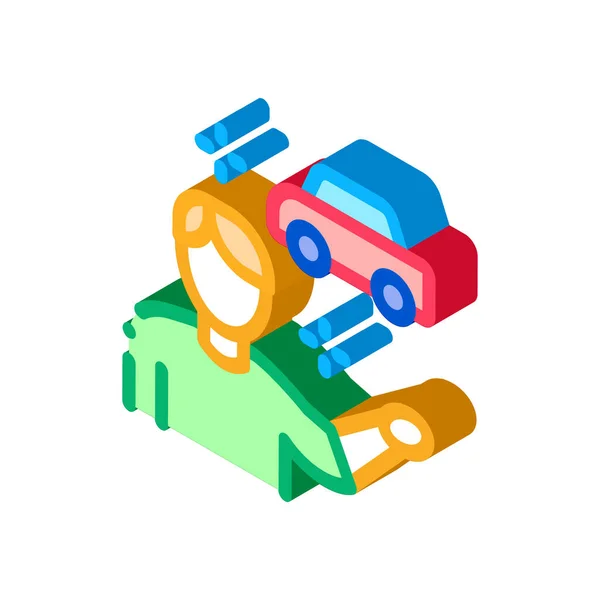 Machine seller isometric icon vector illustration — Stock Vector