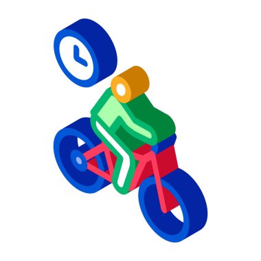 sınırlı döngü süresi izometrik vektör illüstrasyonuName