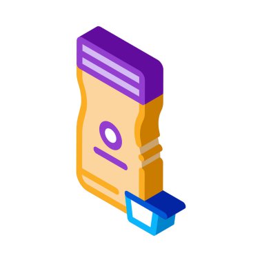 izometrik ikon vektör illüstrasyonunu kaydet