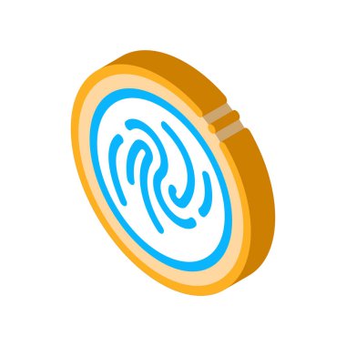 Tabak izometrik ikon vektör illüstrasyonuna eşit olarak mayonez serpiştir