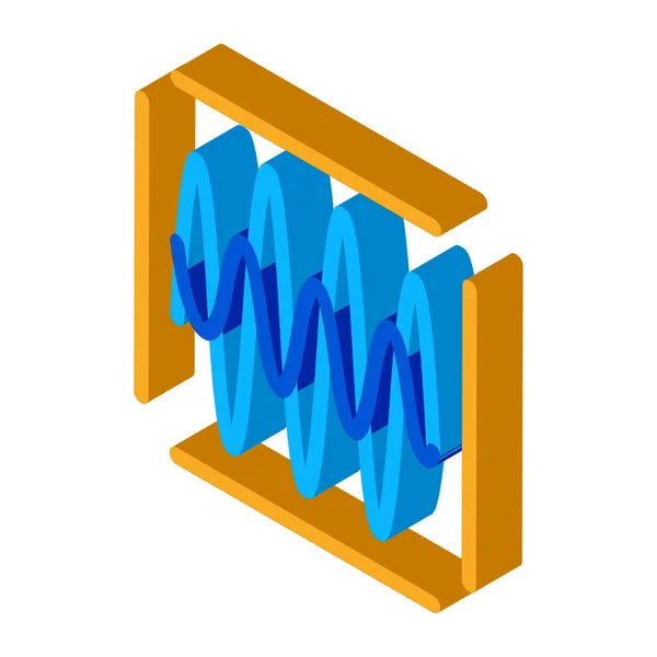 Ηχητική ισομετρική διανυσματική απεικόνιση εικονιδίων — Διανυσματικό Αρχείο