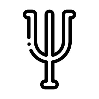 Psikoloji işaret simgesi vektörü. Psikoloji işareti. izole edilmiş sınır sembolü çizimi