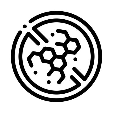 Mesleki tıp ikonu vektörünün tanınmaması. Mesleki tıp işaretinin tanınmaması. izole edilmiş sınır sembolü çizimi