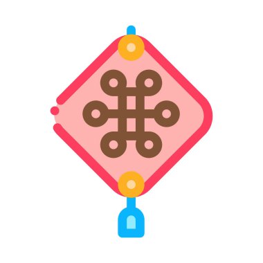 Kalıp ikon vektörlü hava lambası görüntüsü. Kalıp işaretli hava lambası manzarası. renk sembolü çizimi