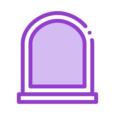 Pencere simgesi vektörünü ayarlayın. Pencere işaretini işaretle. renk sembolü çizimi