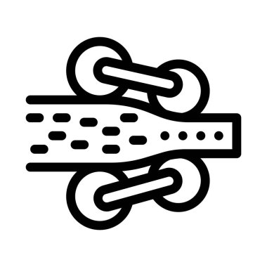 Tahta sıkma ikon vektörü. Tahta sıkma işareti. izole edilmiş sınır sembolü çizimi