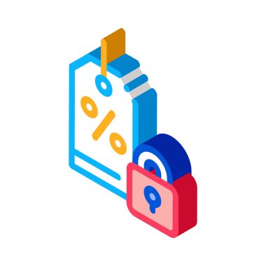 Varlık simgesi vektöründen bir çıkarım yok. İzometrik olarak varlık işaretiyle ilgili bir kesinti yok. renk izole edilmiş sembol çizimi