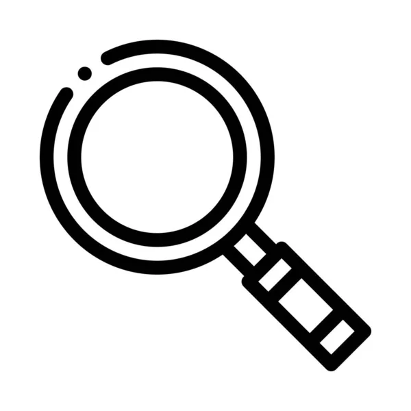 Vektor Ikon Výzkumu Webshopu Výzkumná Značka Internetového Obchodu Izolovaný Symbol — Stockový vektor