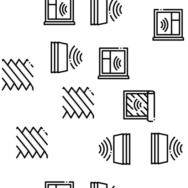 Soundproofing Building Material Seamless Pattern Vector Thin Line. Illustrations — Stock Illustration Soundproofing Building Material Seamless Pattern Vector Thin Line Illustrations Vector Graphics