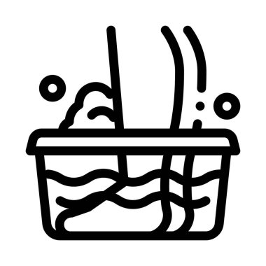 Çivi tedavisi sıvı ikon vektörü. Çivi tedavisi sıvısı işareti. izole edilmiş sınır sembolü çizimi