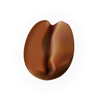 Kahve Fasulyesi Kızarmış Kafein Espresso Tohum Vektörü. Aromatik içecek yapmak için kullanılan Doğal Tarım Kahve Tanesi. Kaynama Enerjisi İçin Ürün Kahvaltı Şablonu Gerçekçi 3D İllüstrasyon
