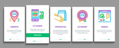 Gıda Teslimat Servisi Mobil Uygulama Sayfa Ekran Vektörü. Yiyecek dağıtım elemanı ve motosiklet, çevrimiçi sipariş ve telefon uygulaması, Utensil ve Beslenme Çizimleri