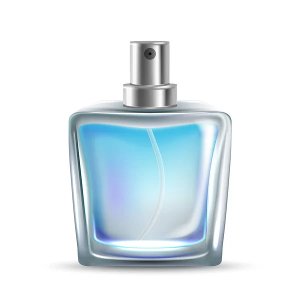 Parfumerie Verre Bouteille Pulvérisateur Parfum Vecteur Odeur Odeur Bouteille Vide — Image vectorielle