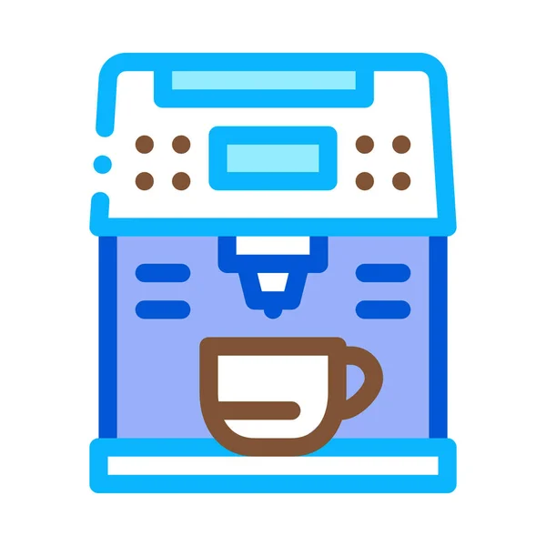 Kaffeemaschine Gadget Icon Vektor Kaffeemaschine Gadget Zeichen Farbige Symbolabbildung — Stockvektor