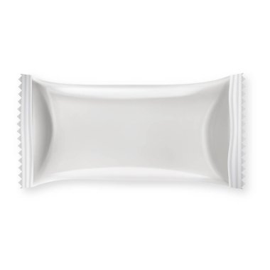 Şampuan ya da jel vektörü için boş folyo paketi. Kozmetik Kimyasal Aroma Sıvı Ürünleri için Plastik Torba Paketi. Krem ya da Losyon Şablonu Gerçekçi 3d Görüntü Paketi