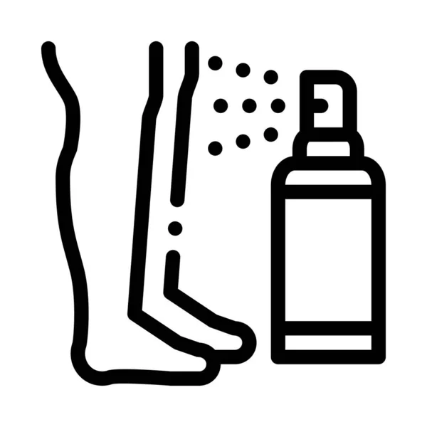 Spray Para Perna Após Vetor Ícone Barbear Pulverizar Para Perna —  Vetores de Stock
