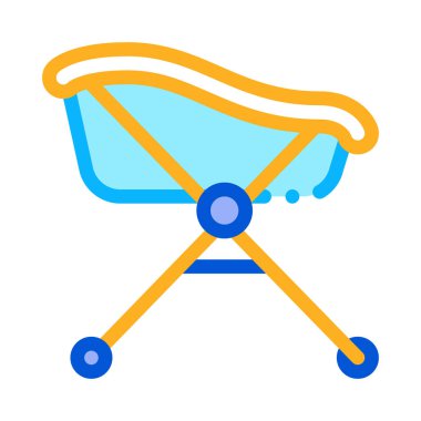 Tekerlek ikonu vektörü banyosu. Tekerlekli banyo tabelası. izole edilmiş sınır sembolü çizimi