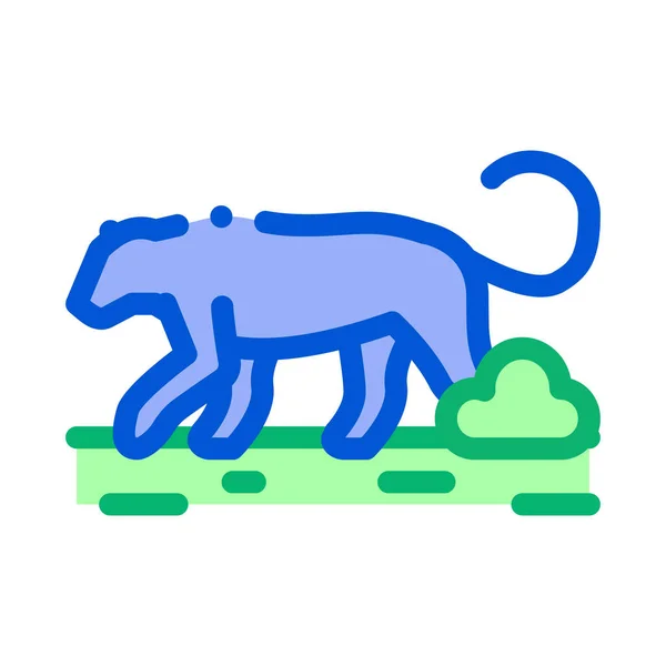 Leão animal selvagem ícone vetor esboço ilustração —  Vetores de Stock