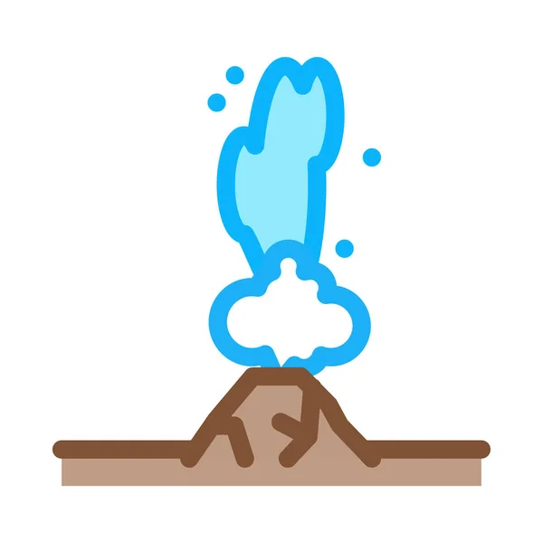Ilustracja symbolu symbolu wektora gejzera wody — Wektor stockowy