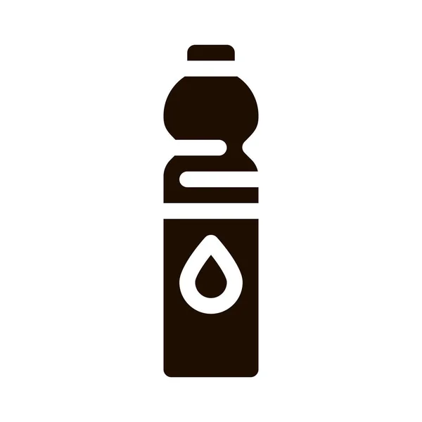 Wasserflasche Sportausrüstung Vector Icon Sportlerausrüstungscontainer Mit Gesundem Flüssigkeitspiktogramm Ernährungsproteinbestandteil Bar — Stockvektor