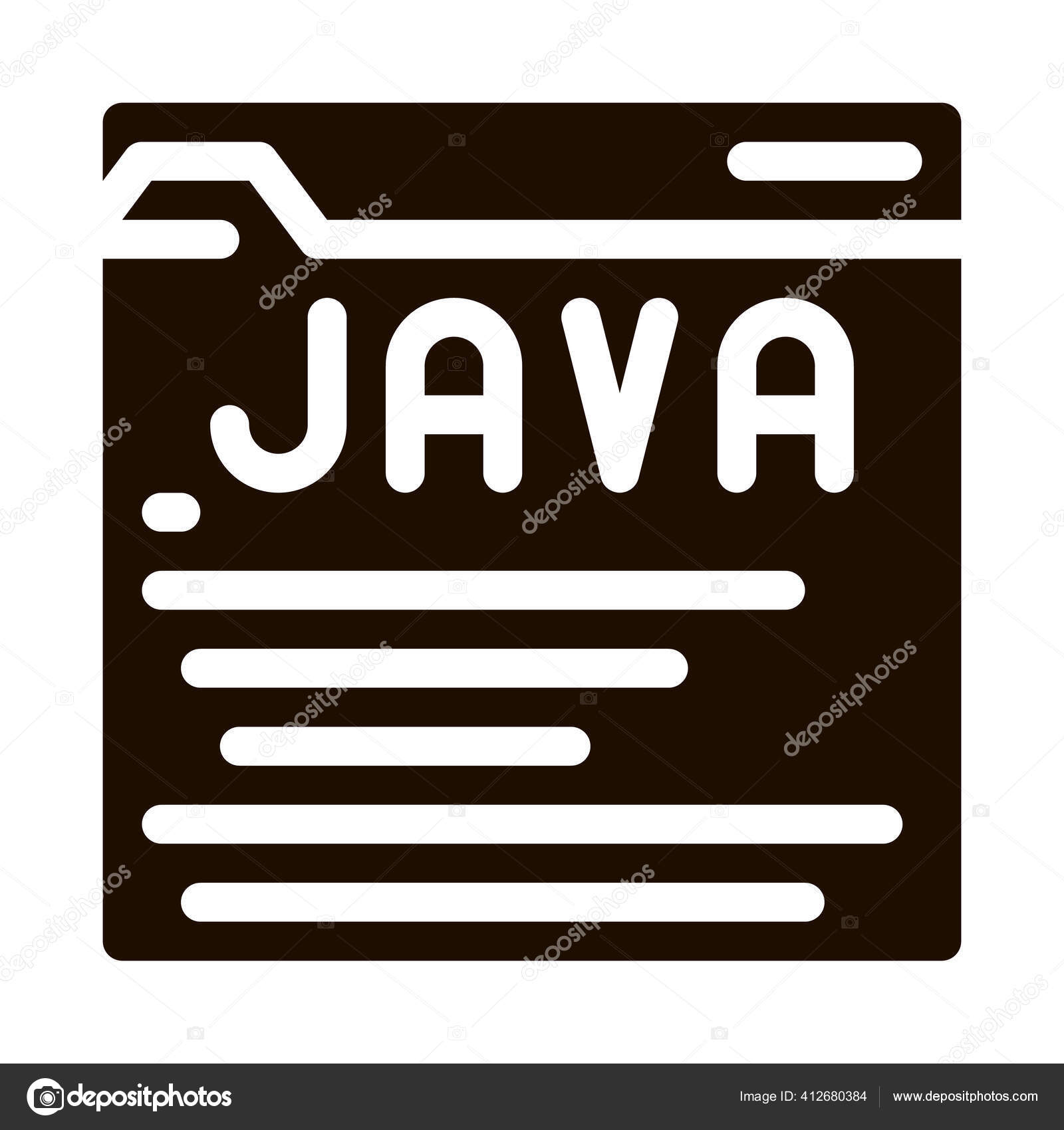 Coding Language Java System Vector Icon Digital Script Function Coding ...