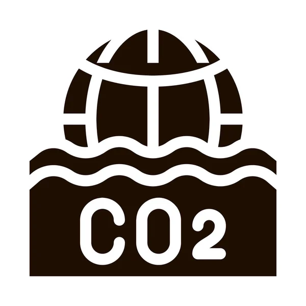 Co2 Smoulder Smoke Steam Vector Icon Оксид Углерода Co2 Грязная — стоковый вектор