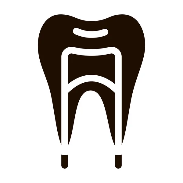 Zahnstomatologie Vektor Icon Stomatologie Zahnarzt Ausrüstung Und Gerät Piktogramm Medizinische — Stockvektor