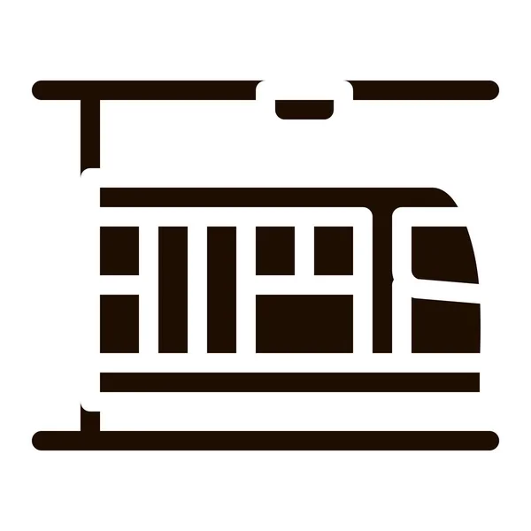 Public Transport Metro Vector Sign Icon. Underground Metro Train Urban Passenger Transport Pictogram. City Transportation Passage Service Contour Monochrome Illustration — Stock Illustration Public Transport Metro Vector Sign Icon Underground Metro Train Urban Royalty Free Stock Illustrations