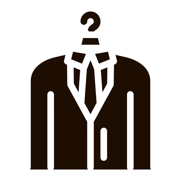 Business Suit Costume Job Hunting Glyph Icon Inglês Caça Empresários —  Vetores de Stock