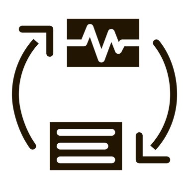 Kablosuz Ses Kontrolü Simge Vektörü. Contour Illustration