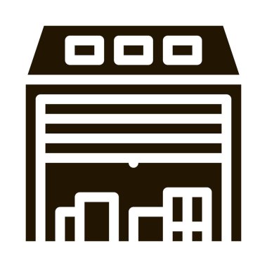 Posta Posta Taşımacılığı Şirketi Simge Vektörü. Contour Illustration