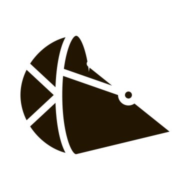 Plaj Şemsiyesi Kano Simge Vektörü. Contour Illustration