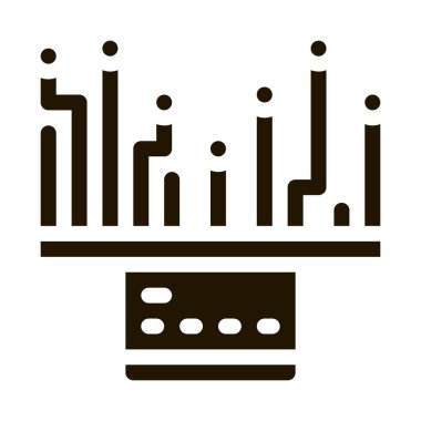 Kredi kartı kavramı sembol vektörü. Kredi Kartı Kavram İşareti. izole edilmiş sembol çizimi