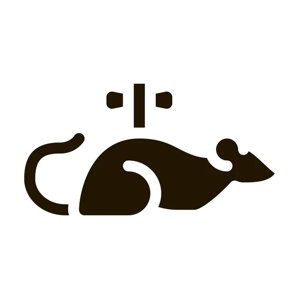 Vektor Ikony Hodinářská Myš Hodinová Značka Myši Izolovaný Symbol Ilustrace — Stockový vektor