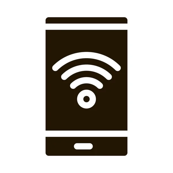 智能手机Wi-Fi连接Icon向量图解 — 图库矢量图片
