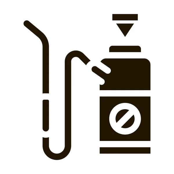 Chemical Extinguisher Icon Vector Glyph Illustration — Stock Vector