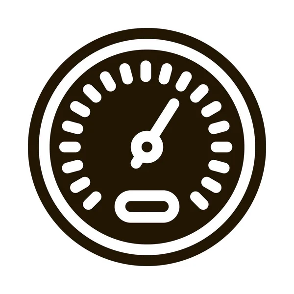 Athlete Speed Indicator Glyph Icon Vector 표시기 상징적 — 스톡 벡터