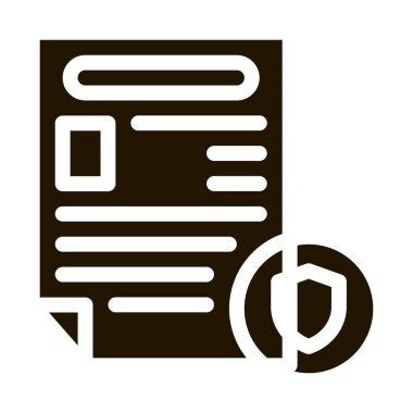 Polis Raporu Çalışma Kalıbı sembol vektörü. Polis Raporu Çalışma Kağıdı İmzası. izole edilmiş sembol çizimi