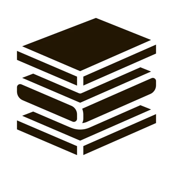 Στρώμα Αφρού Στρώματα Διάνυσμα Εικονίδιο Glyph Σύμβολο Στρωμάτων Αφρού Μεμονωμένη — Διανυσματικό Αρχείο