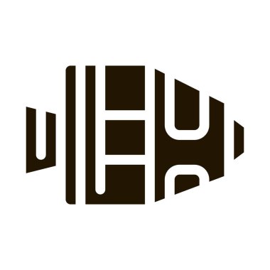 Uzay gemisi Dönüş Ünitesi sembol vektörü. Uzay Gemisi Dönüş Birimi işareti. izole edilmiş sembol çizimi