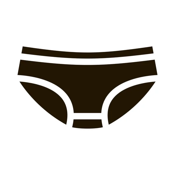 Midi Pants Glyphensymbol Vektor Midi Pants Sign Isolierte Symbolillustration — Stockvektor