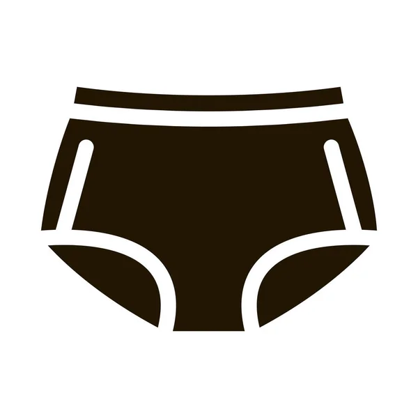 Maxi Pants Glyphensymbol Vektor Maxi Pants Sign Isolierte Symbolillustration — Stockvektor